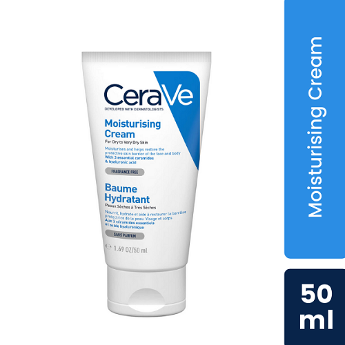 CeraVe Moisturizing Cream (50 ML) – For Normal to Dry Skin