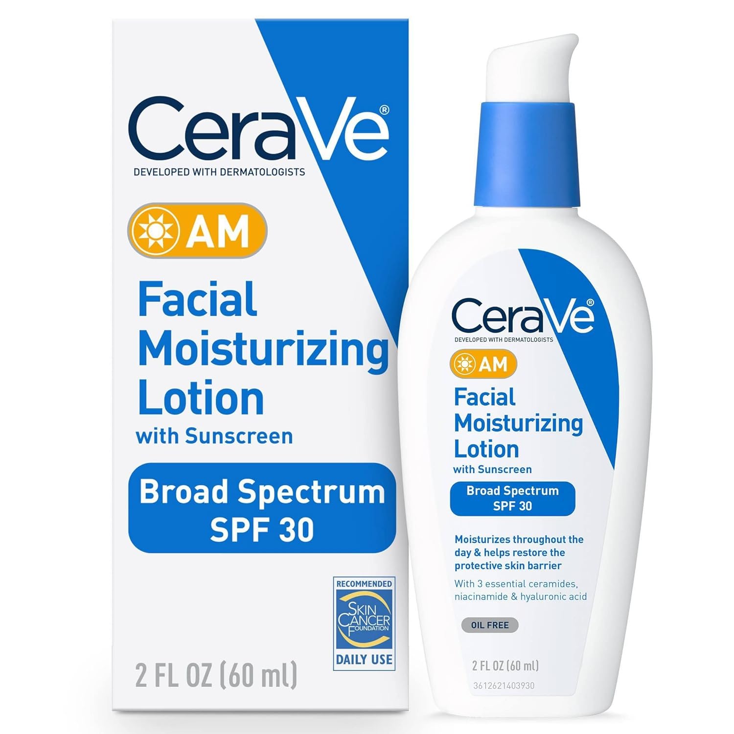 CeraVe AM Facial Moisturizing Lotion SPF 30 (60ml)