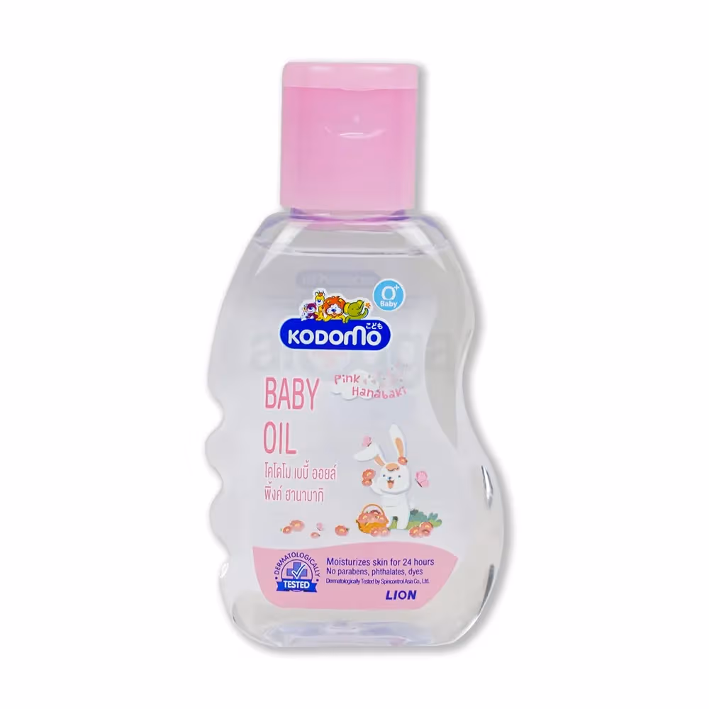 Kodomo Pink Hanabaki Baby Oil for 0+ kids 100ml
