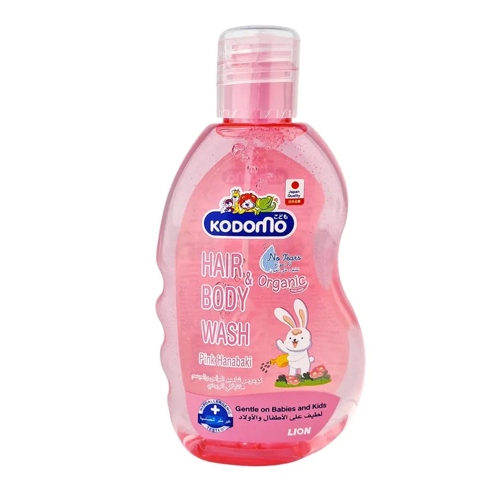Kodomo Pink Hanabaki Hair & body Wash 200ml
