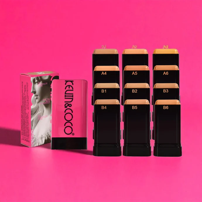 Lot de 12 - Fond de Teint Stick 12 couleurs - KC244737 - Kevin & coco