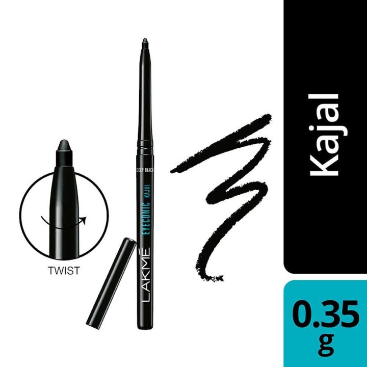 Lakme Eyeconic Kajal 24hr long lasting -Deep Black