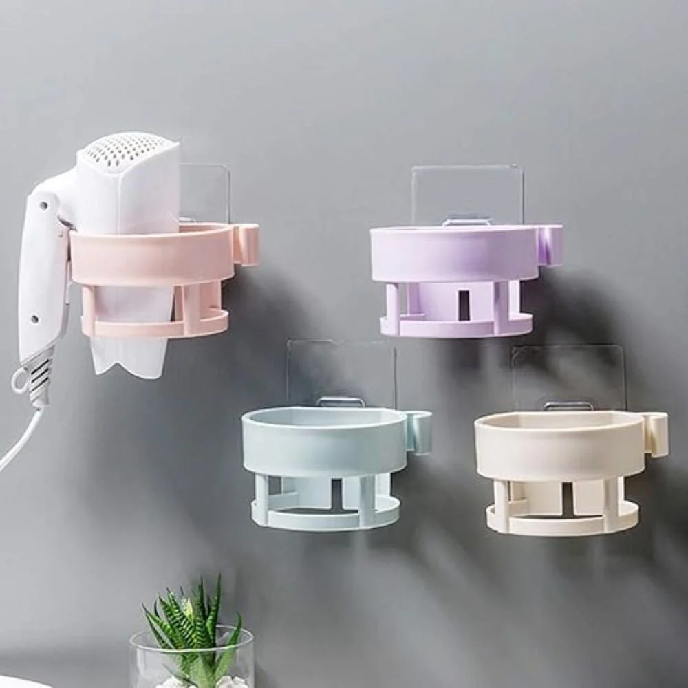 Home Bathroom Hair Dryer Storage Rack Holder - Hair Stand