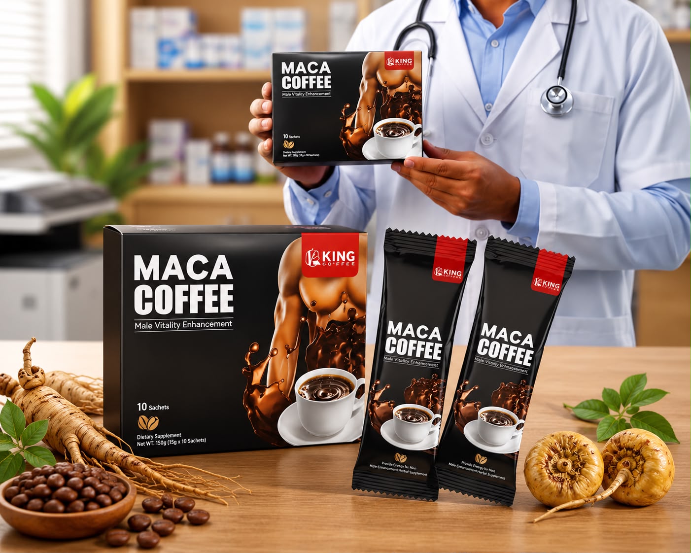 Maca Coffee Mole Vitolity Enhoncement(10 Sachets)